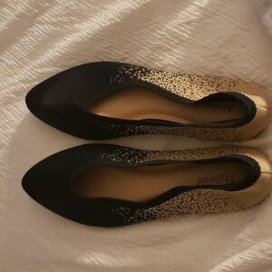 Black & Tan women's size 12 1/2 Loafers